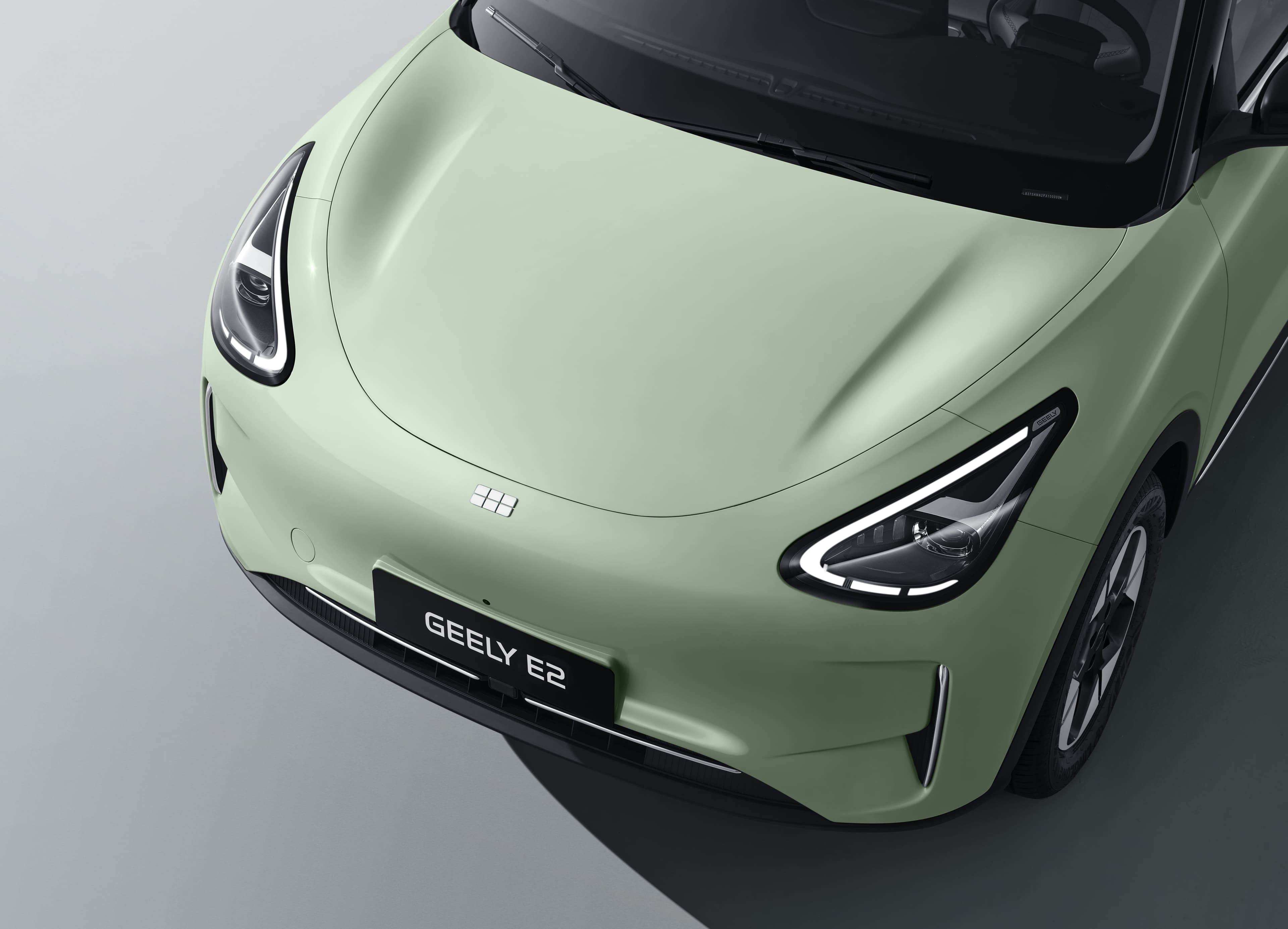 Geely E2 LED headlights