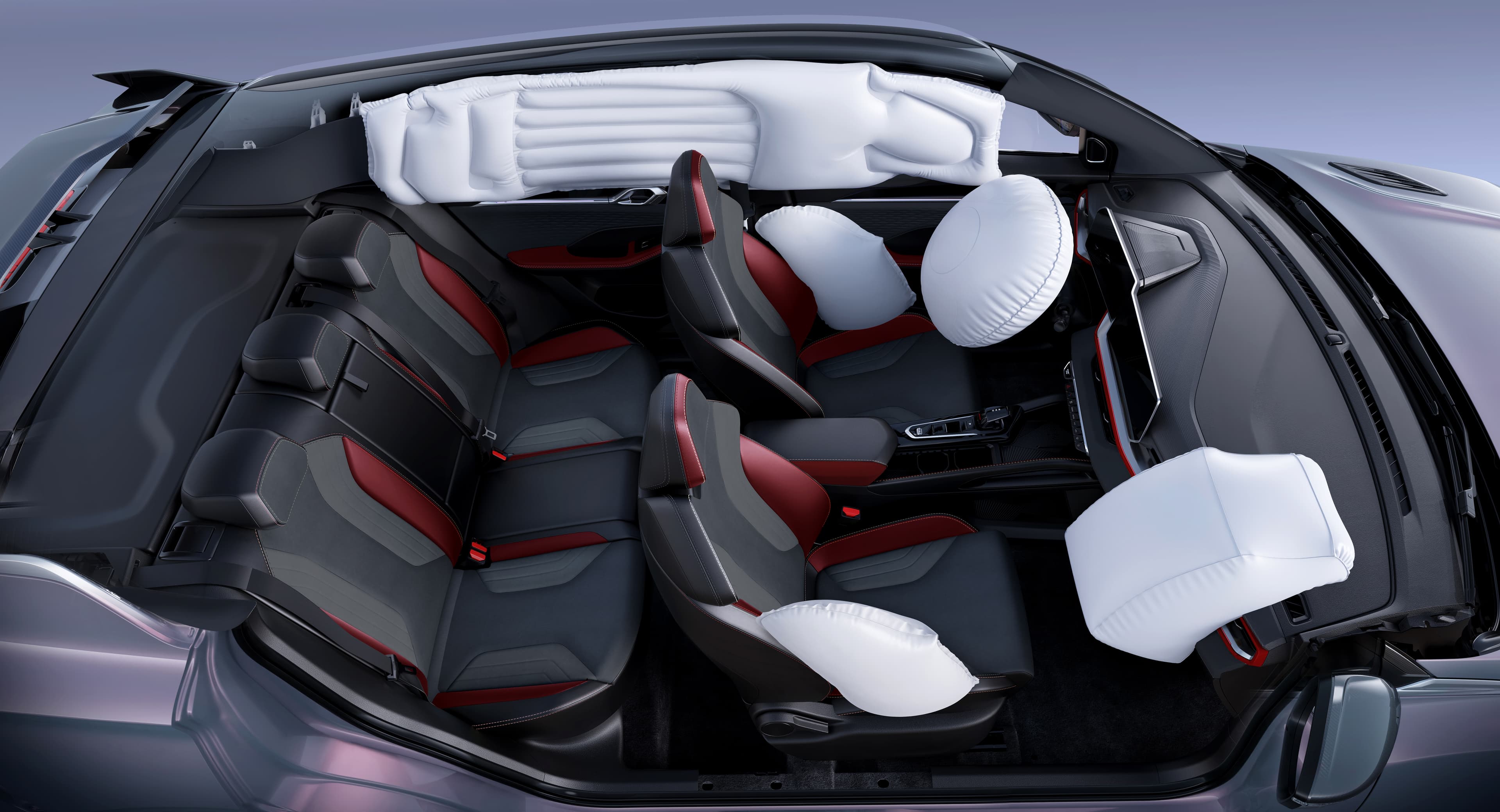 Six airbags